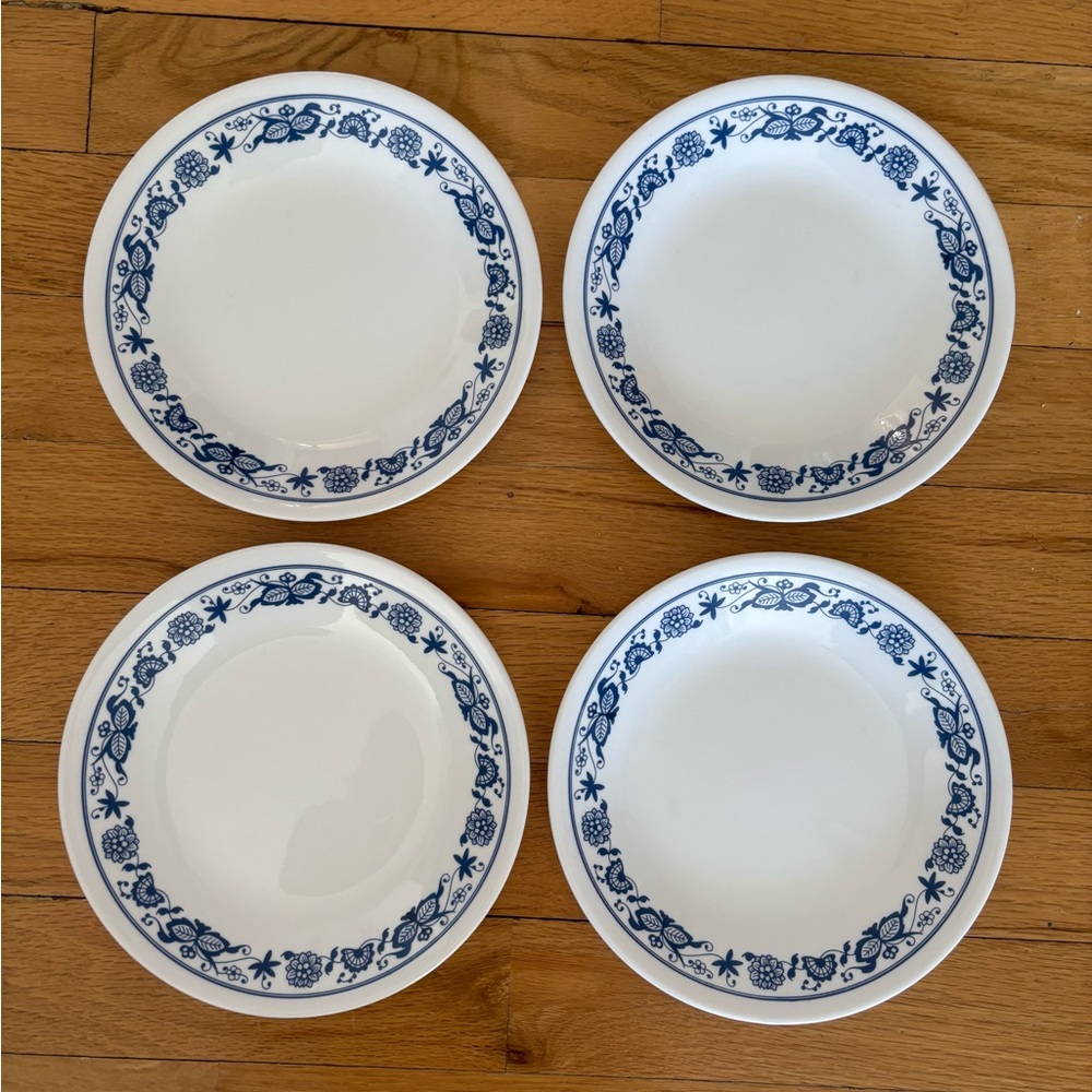 Corelle Old Town Blue Onion Appetizer Plates